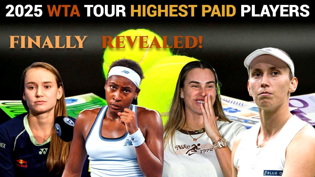10 самых высокооплачиваемых звёзд WTA тура 2025 года наконец-то объявлены! Рейтинги призовых, кот...