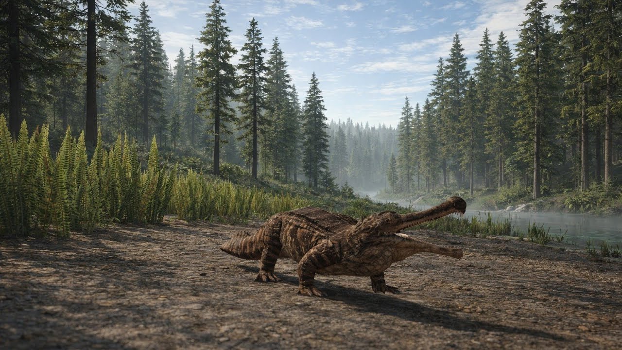 – Our Sarcosuchus will be available in the next Pangea update.