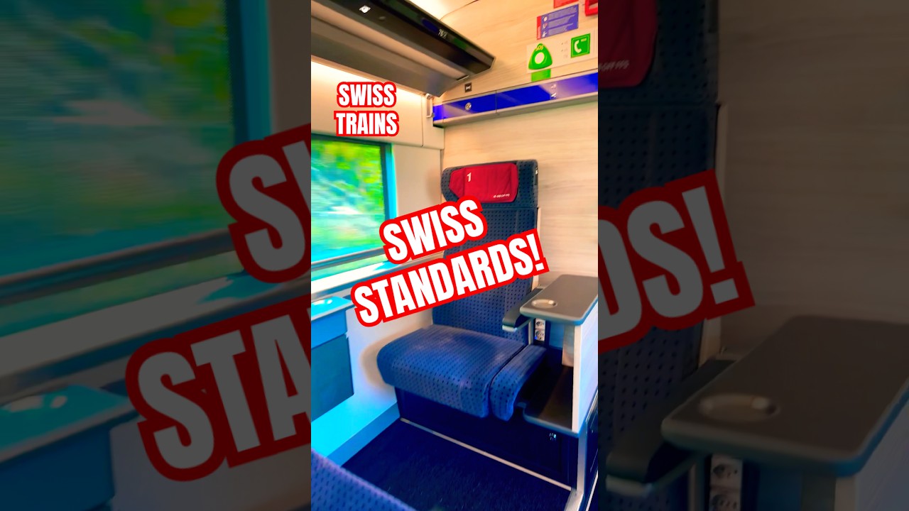 🚄 First-Class Train Tour in Switzerland 🇨🇭 | Elisa Goes to the Dining Car!