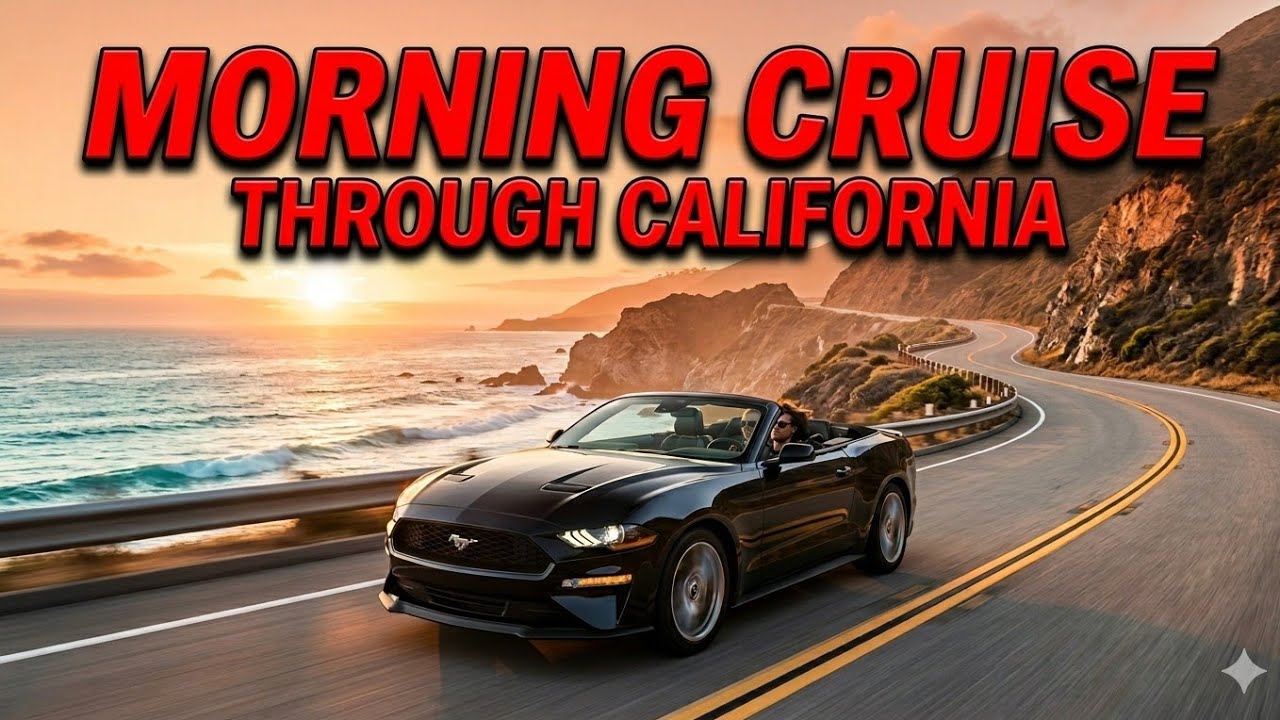 morning cruise through California