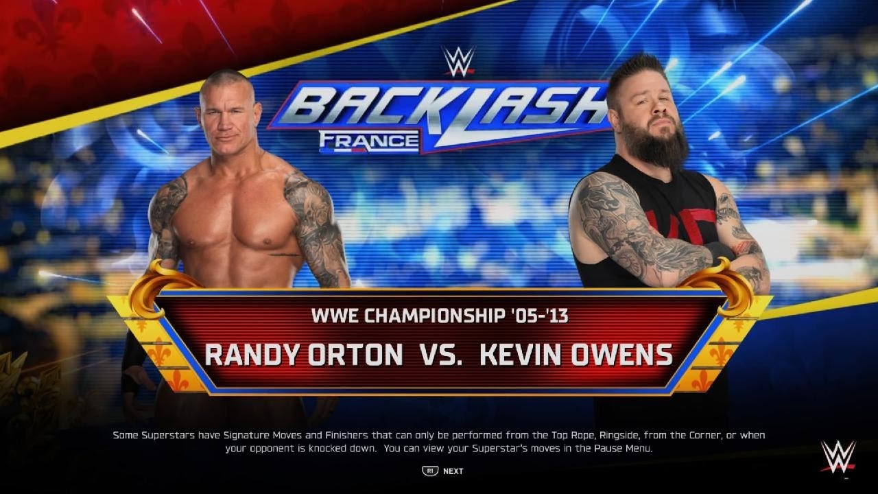 W2K25 - Randy Orton vs Kevin Owens