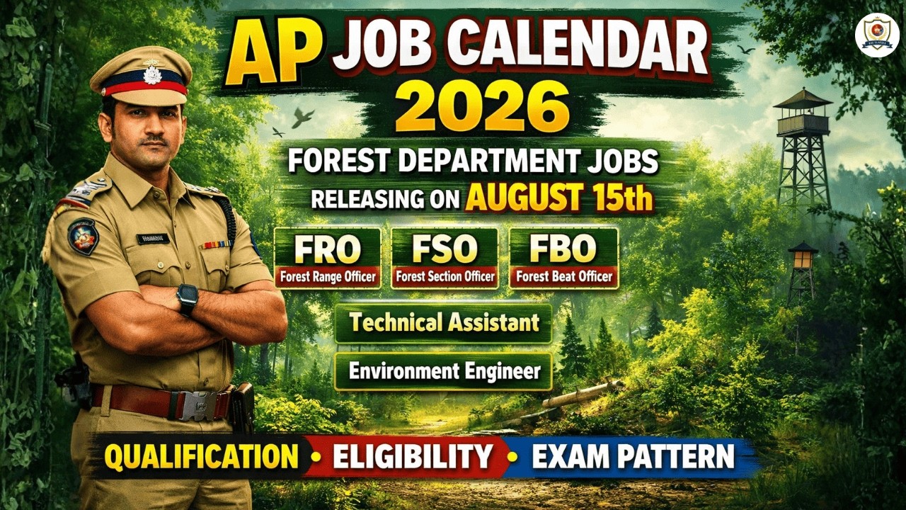 AP Job Calendar 2026 🔥 Forest Jobs Releasing Aug 15 | FRO FSO FBO Full Details Explained  #apnews