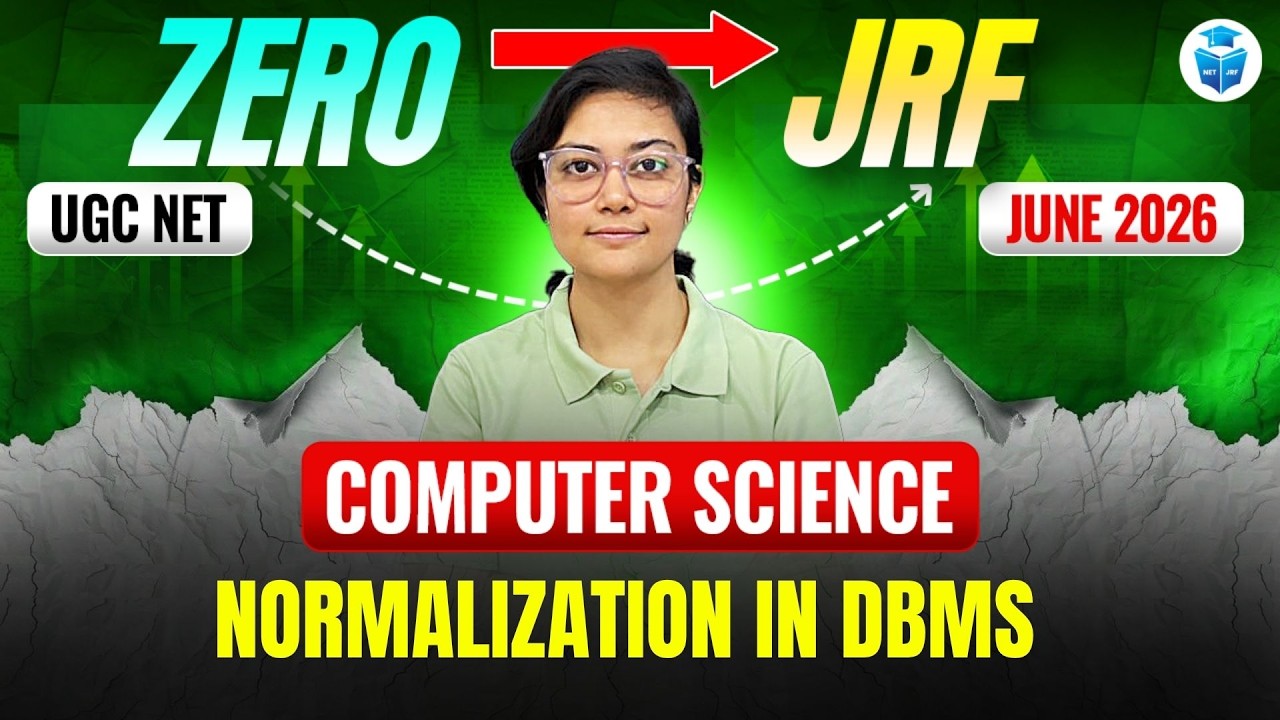 UGC NET Computer Science | Normalization in DBMS | UGC NET CS by Aditi Mam | JRFAdda