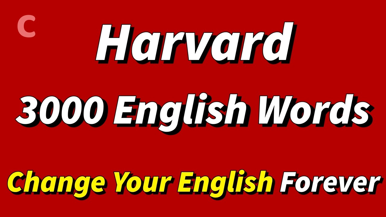 3,000 Essential English Words for English learners, the most common used English vocabulary 3/4
