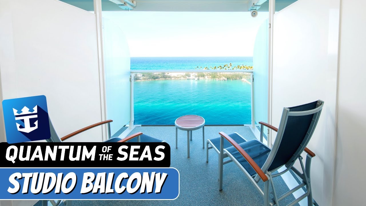 Quantum of the Seas | Studio Balcony Stateroom Full Tour & Review 4K | Royal Caribbean Cruise Line