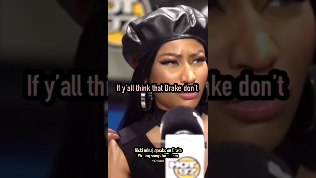 Nicki minaj exposes Drake that he is a ghost writer