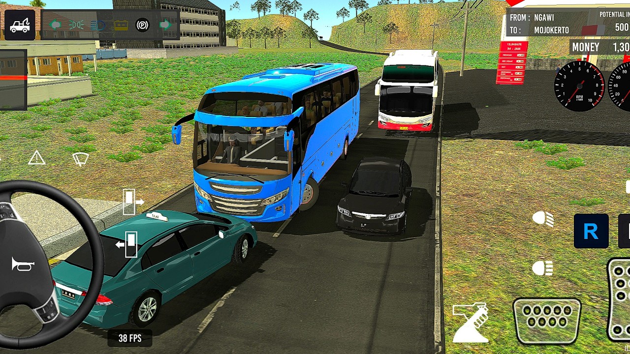 indonesia Coach bus driving | Euro bus simulator 2025 Android gameplay || Level 1