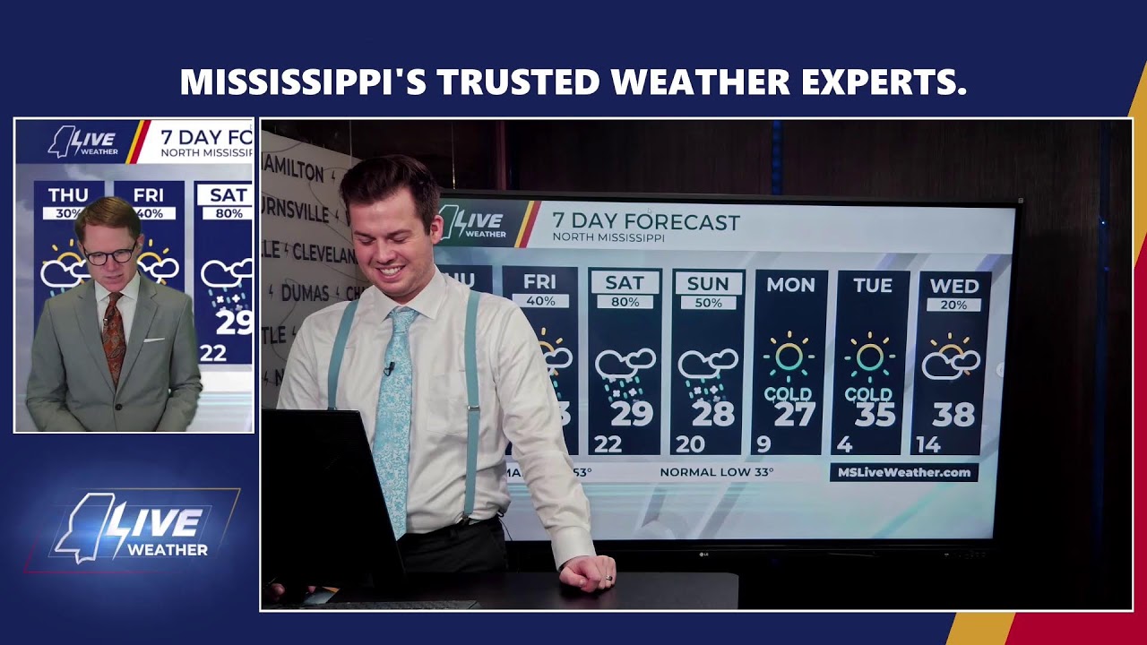 LIVE NOW at 5: Matt's tracking the latest on ice and snow potential with this upcoming storm system