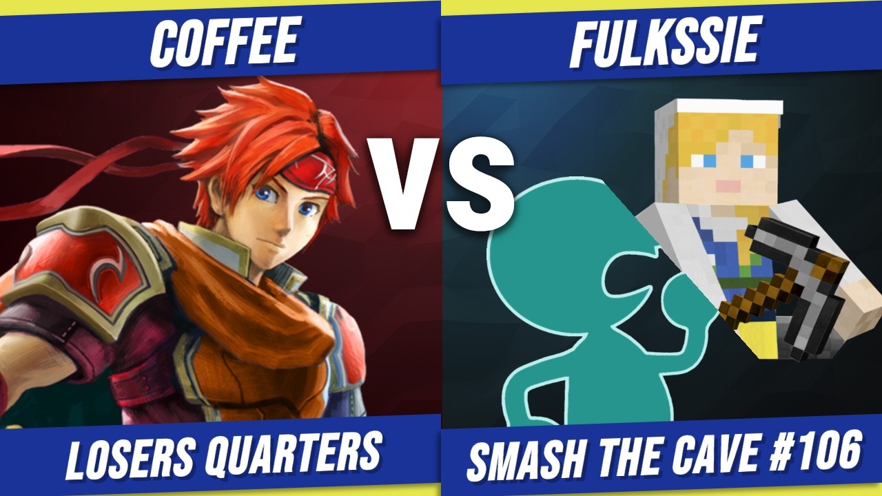 Coffee (Roy) vs Fulkssie (Game & Watch, Steve) | Smash the Cave #106 - Losers Quarters