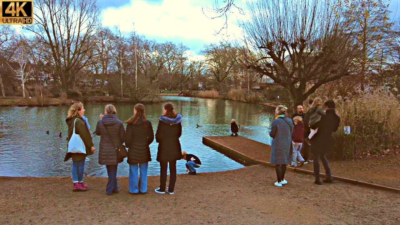 [4K]  London Walk - 🦢  Pretty Barnes Village in South West London
