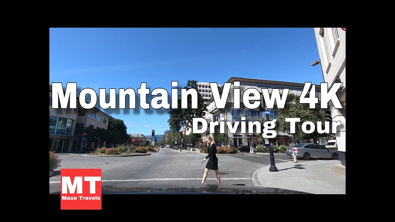 Mountain View Downtown California - Silicon Valley Drive USA 🏆