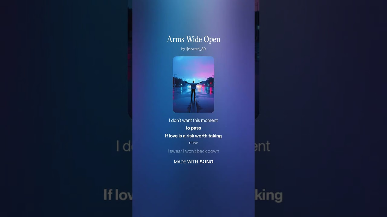 Arms Wide Open  #ai  #music #rock #aimusic