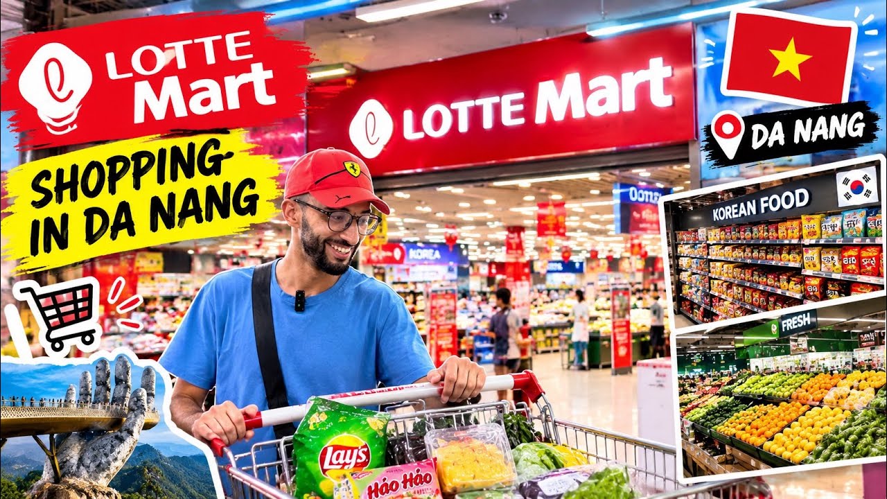 Grocery Shopping at LOTTE Mart in Da Nang, Vietnam 🇻🇳 | Supermarket Vlog
