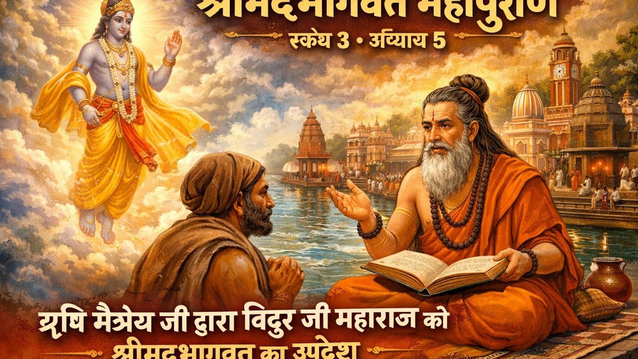 श्री भागवत महापुराण स्कन्ध 3 अध्याय 5 ( Part 3 )
