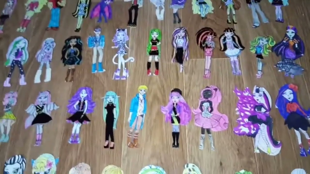 БУМАЖНЫЙ ДОМИК В ТЕТРАДИ \ Monster High \ Школа монстер хай в тетради