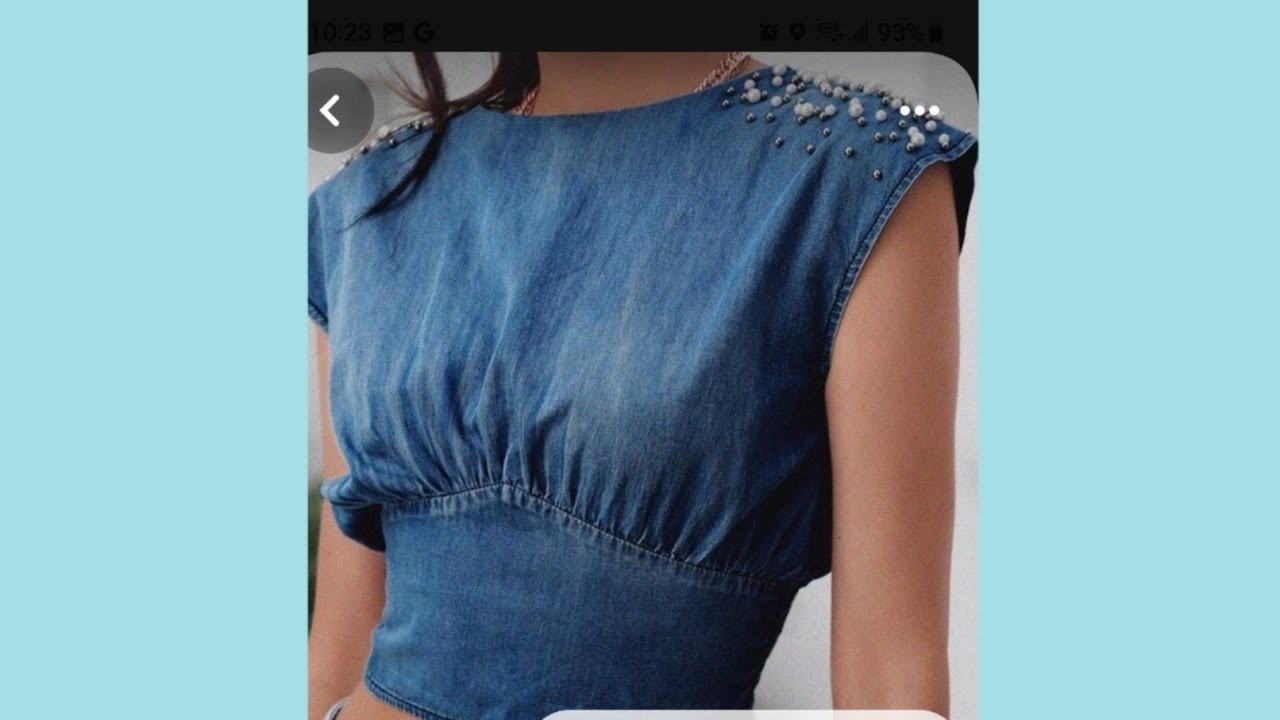 Tutorial como hacer blusa manga seguida y corte imperio