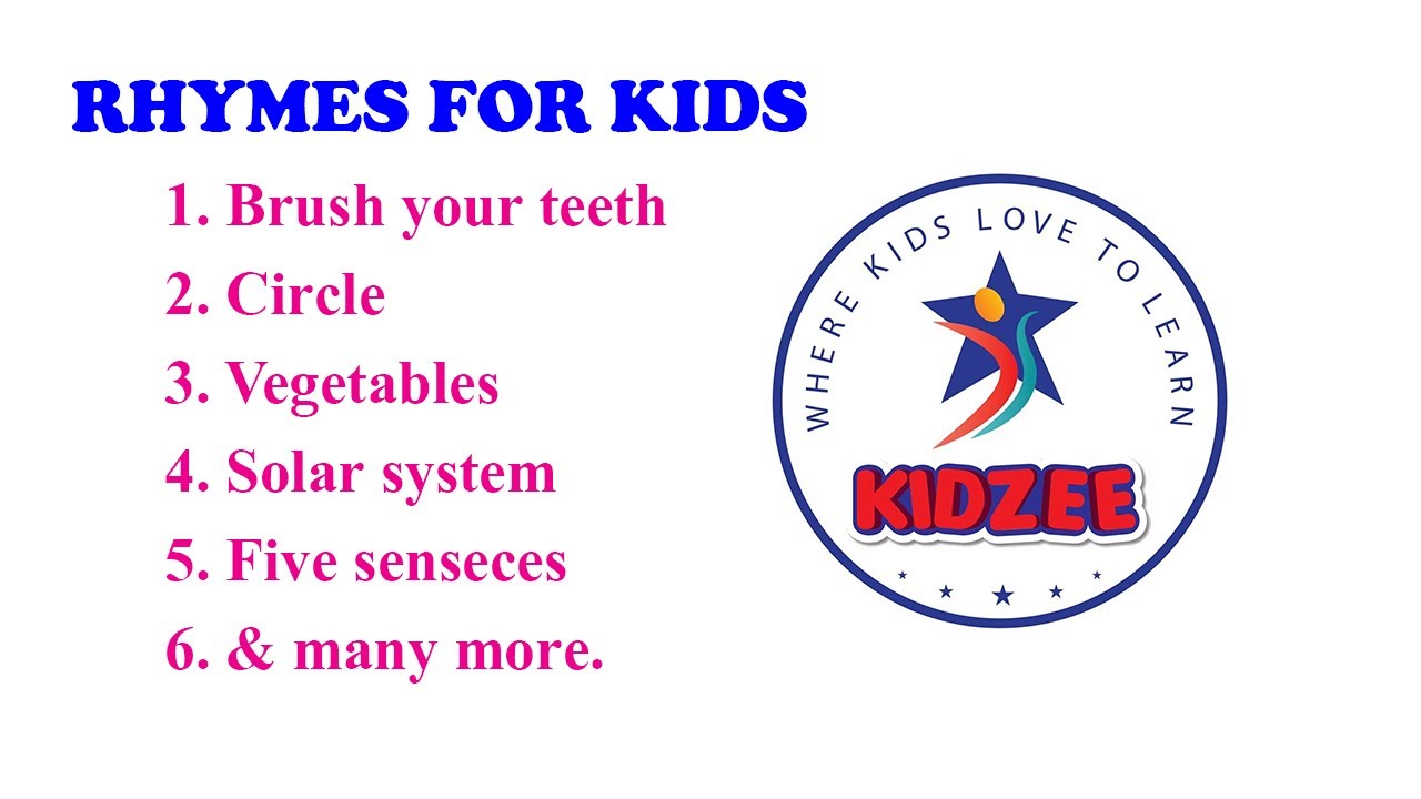 Kidzee Rhymes | Jr. KG rhymes | Rhymes for Kids | #MkKidsWorld2022 | Brush,Circle,Vegetables,Rhymes|