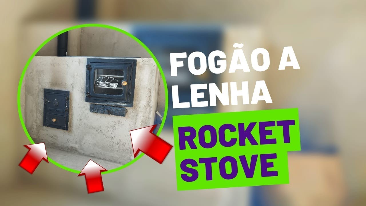 Fogão a Lenha - Rocket Stove (parte 02)