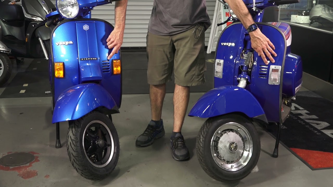 Battle of the PKs! Hot Rodded Vespa PK125S vs. PK50XL || 80's Vespa Small Frame Scooters