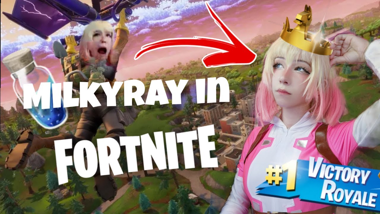 Milkyray Play's Fortnite as Gwenpool :O First Fortnite Stream Recap
