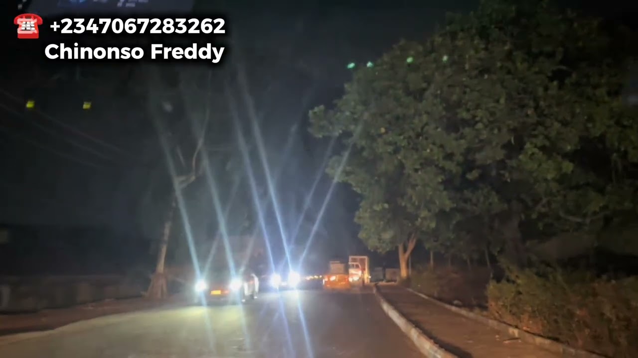 Enugu at Night  | Christmas Night Drive Showing Why Enugu Is Safe & Growing for Property Investment