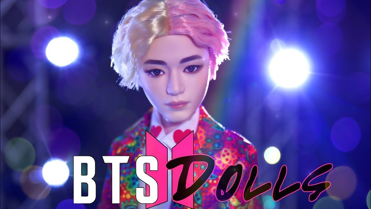 BTS Dolls PLUS Custom BTS Concert Stage with Real working spotlights