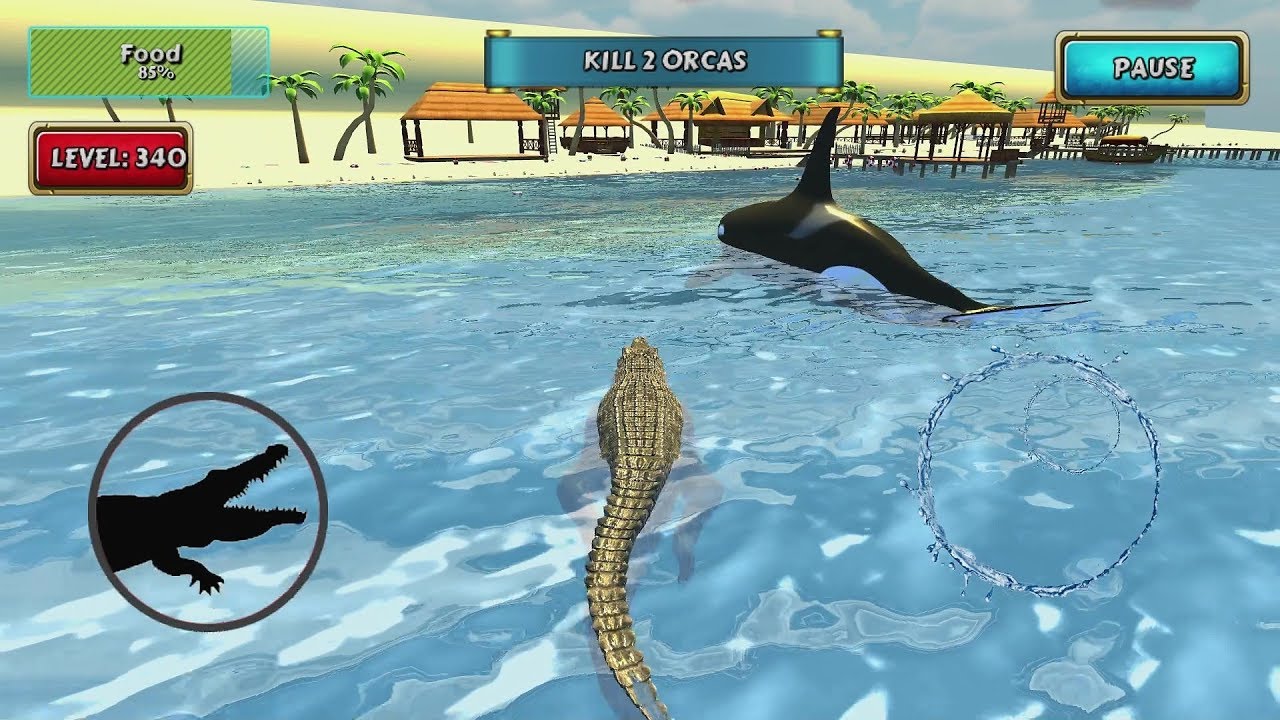 Crocodile Simulator Beach Hunt Android Gameplay #32