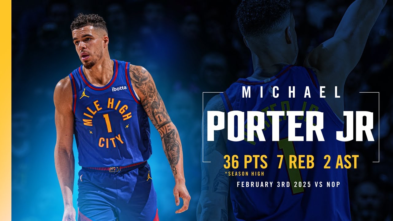 Michael Porter Jr. Records New Season-High vs. Pelicans 📺 | 2/3/25