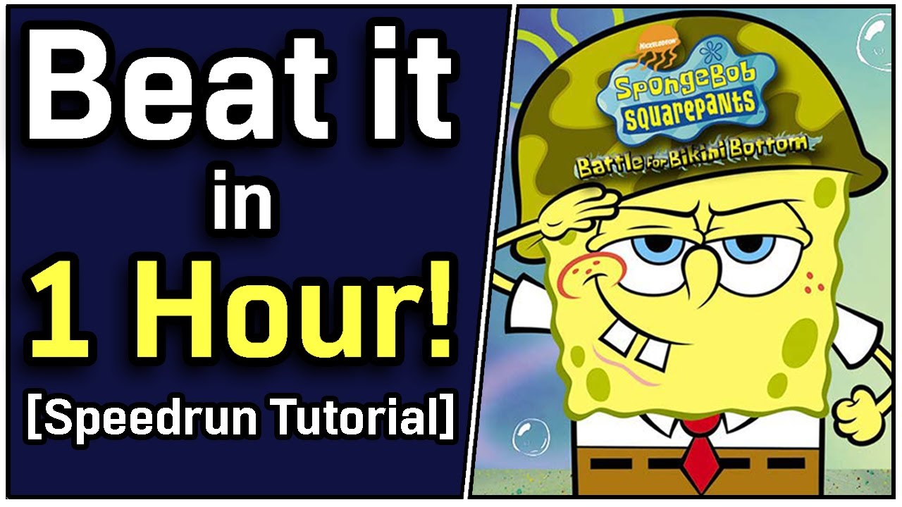 How to Speedrun SpongeBob: Battle for Bikini Bottom in Under 1 Hour! [BfBB Any% Tutorial 2025]