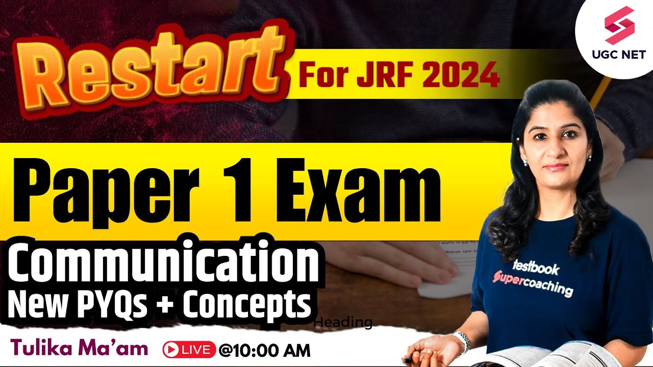 UGC NET 2024 Paper 1 | UGC NET Paper 1 Communication New PYQs & Concepts | Tulika Ma'am