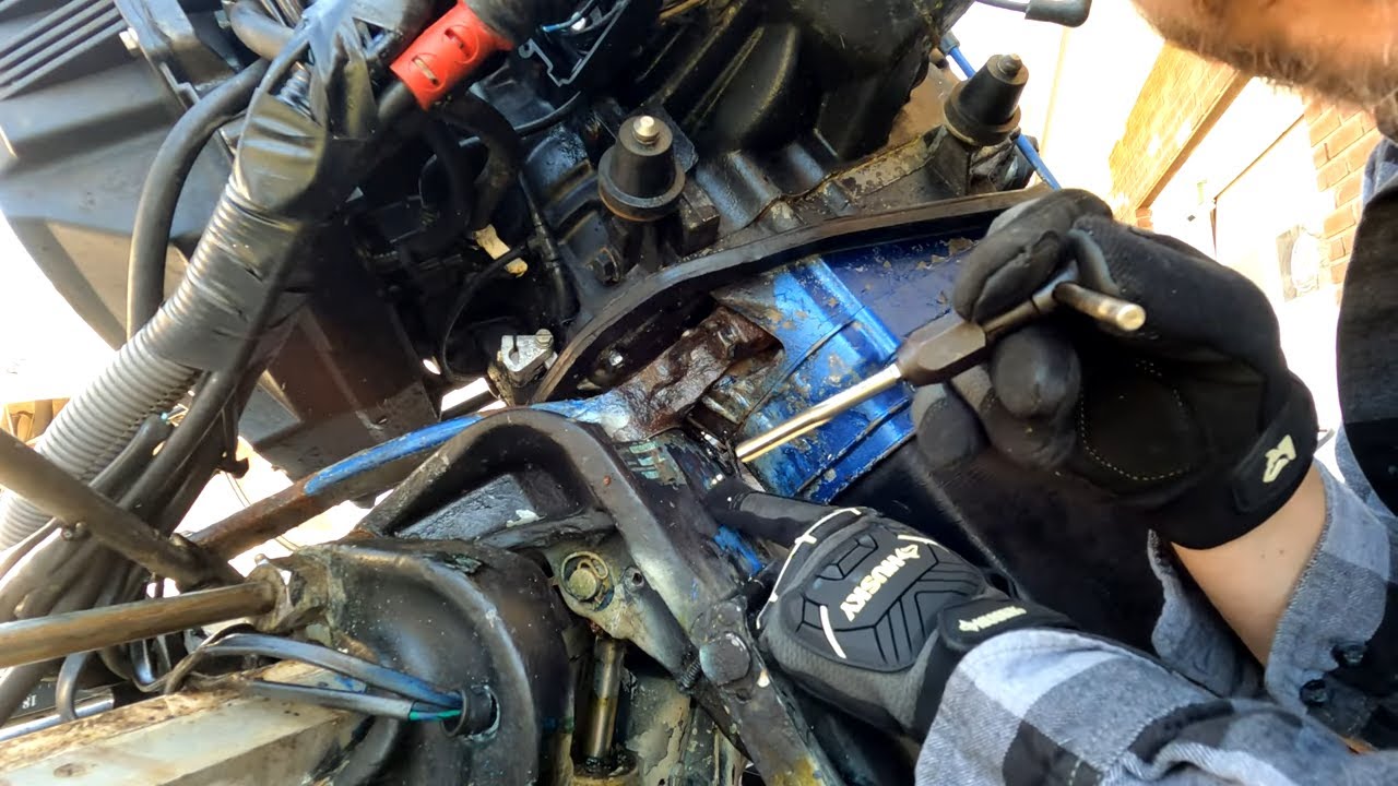 How to Add a second Zerk Fitting Grease Nipple to an Outboard Steering Bracket Swivel Pivot Tube