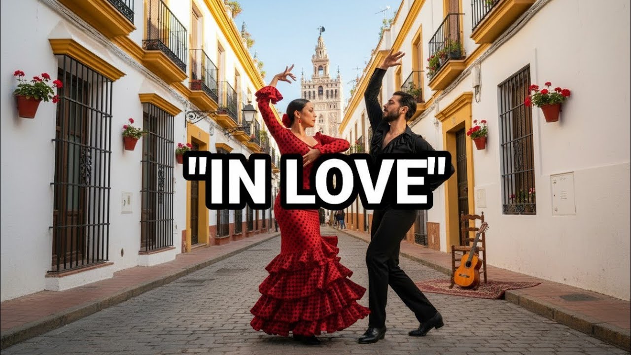 Romantic Flamenco Guitar ❤️ Spanish Love Instrumental with Violin & Accordion