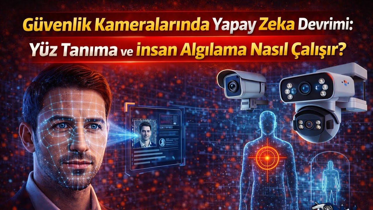 Güvenlik Kameralarında Yapay Zeka Devrimi: Yüz Tanıma ve İnsan Algılama Nasıl Çalışır?
