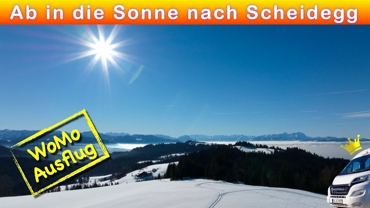 Wohnmobil Ausflug nach Scheidegg: Sonne tanken