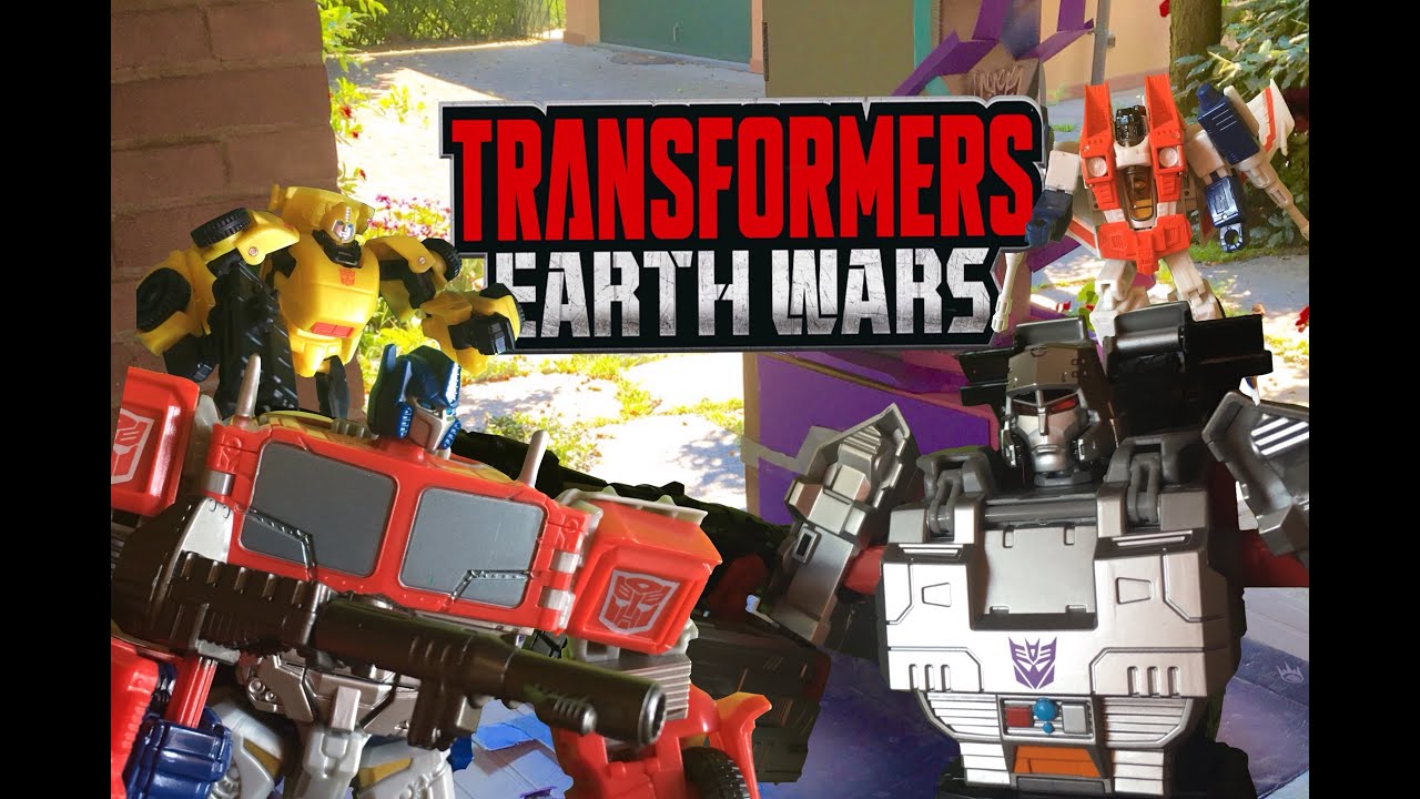 Transformers: Earth Wars Stop Motion Battle - Attack on the Decepticon Base