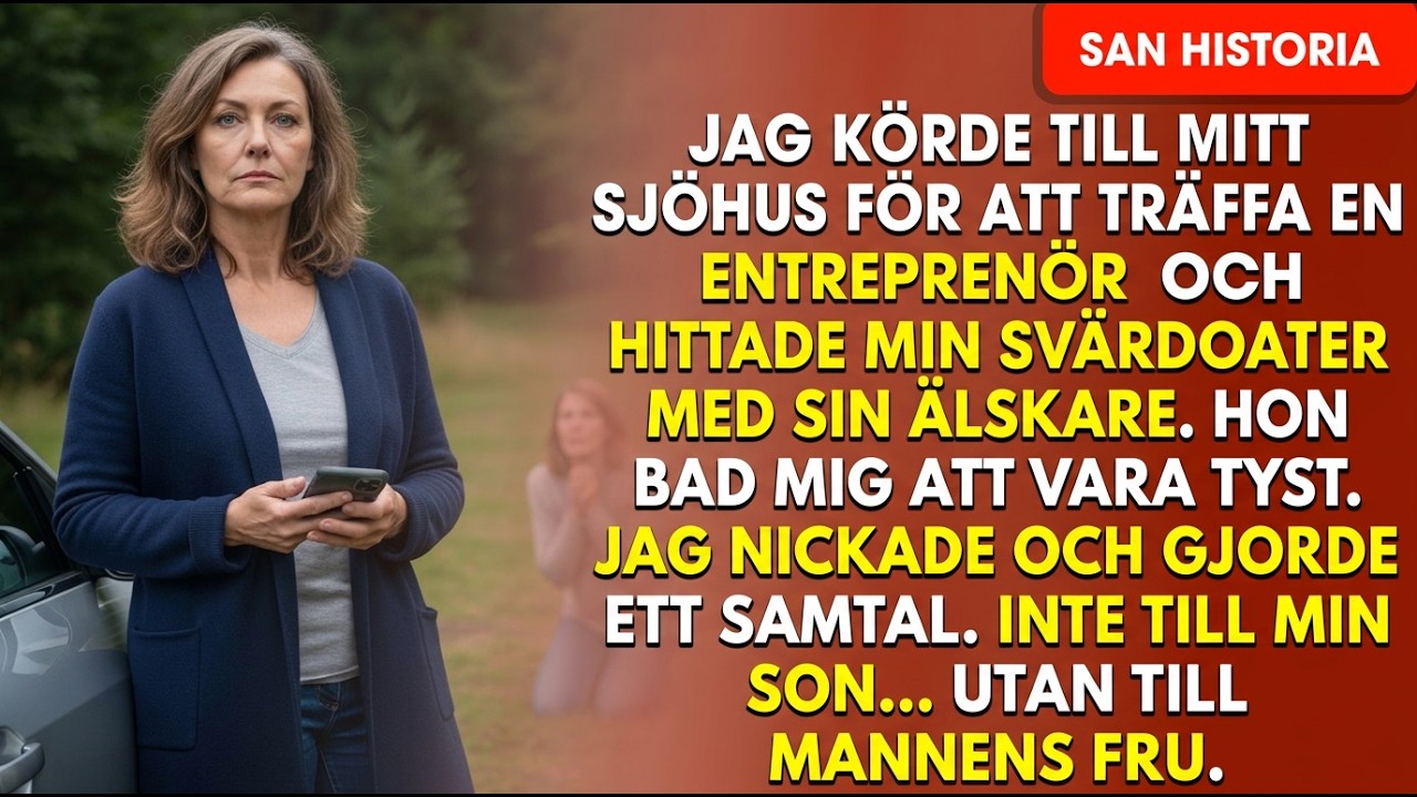 Jag såg min sons fru med en annan man vid sjön — ringde direkt