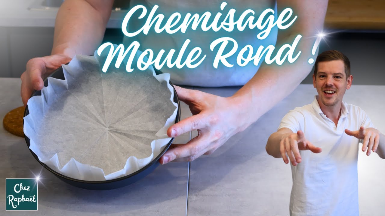 Comment Chemiser un Moule ROND avec du Papier Cuisson pour un Démoulage Parfait 🎂