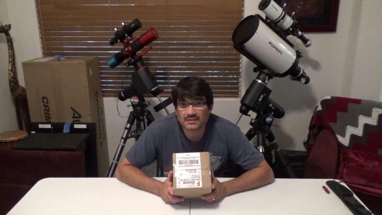 ZWO ASI178MC unboxing & planetary first light with my Orion 150mm Maksutov-Cassegrain telescope.