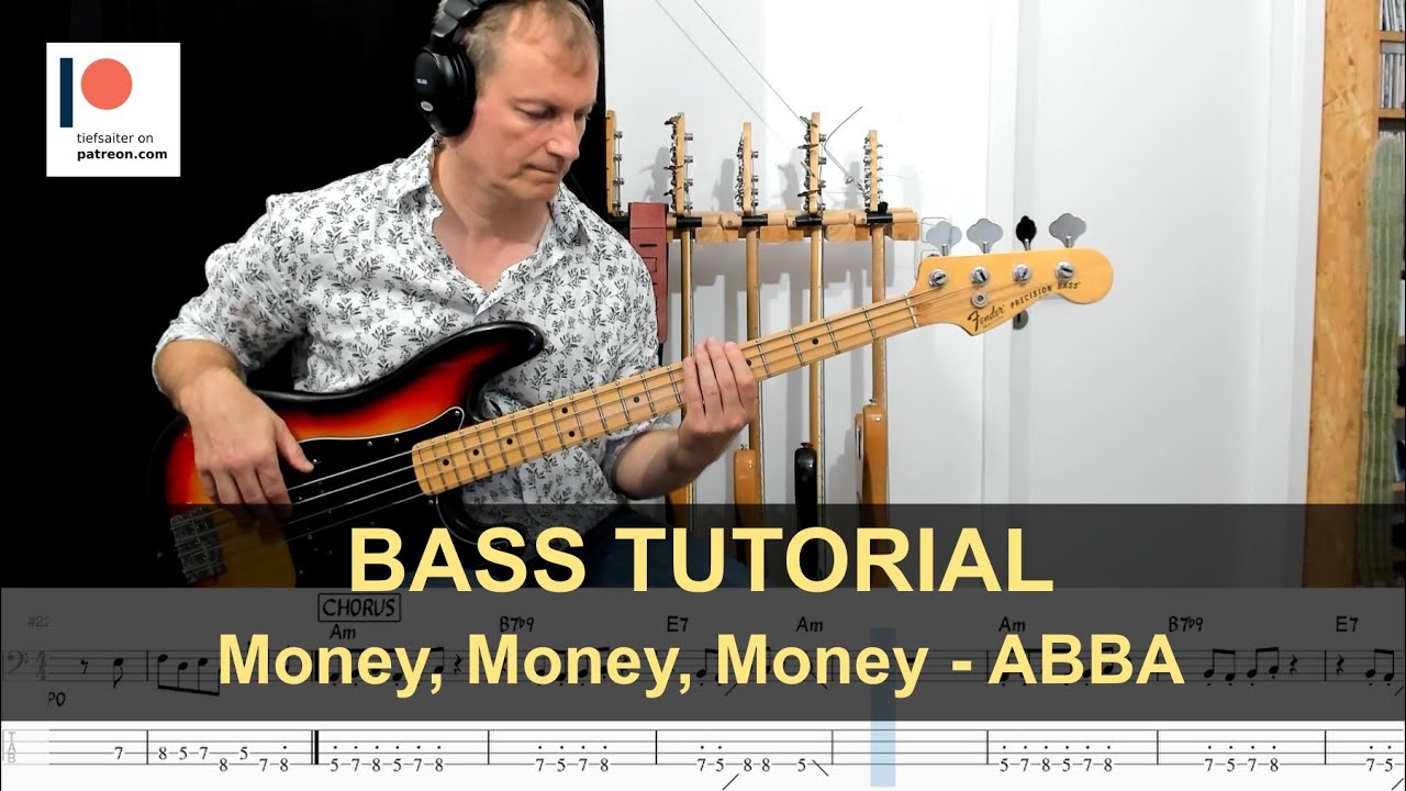 Money, Money, Money - ABBA | Bass Tutorial (Sheet + TABs)