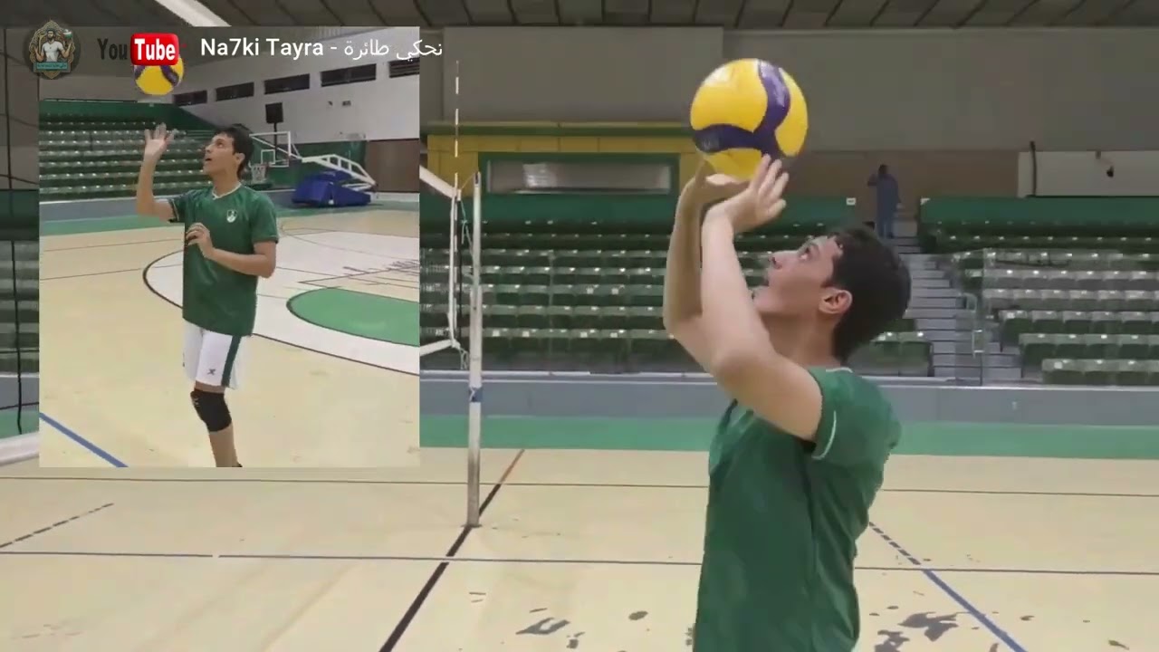 بعض من تمارين الروتين اليومي للمبتدئين - الكرة الطائرة #volleyball #volleyballworld
