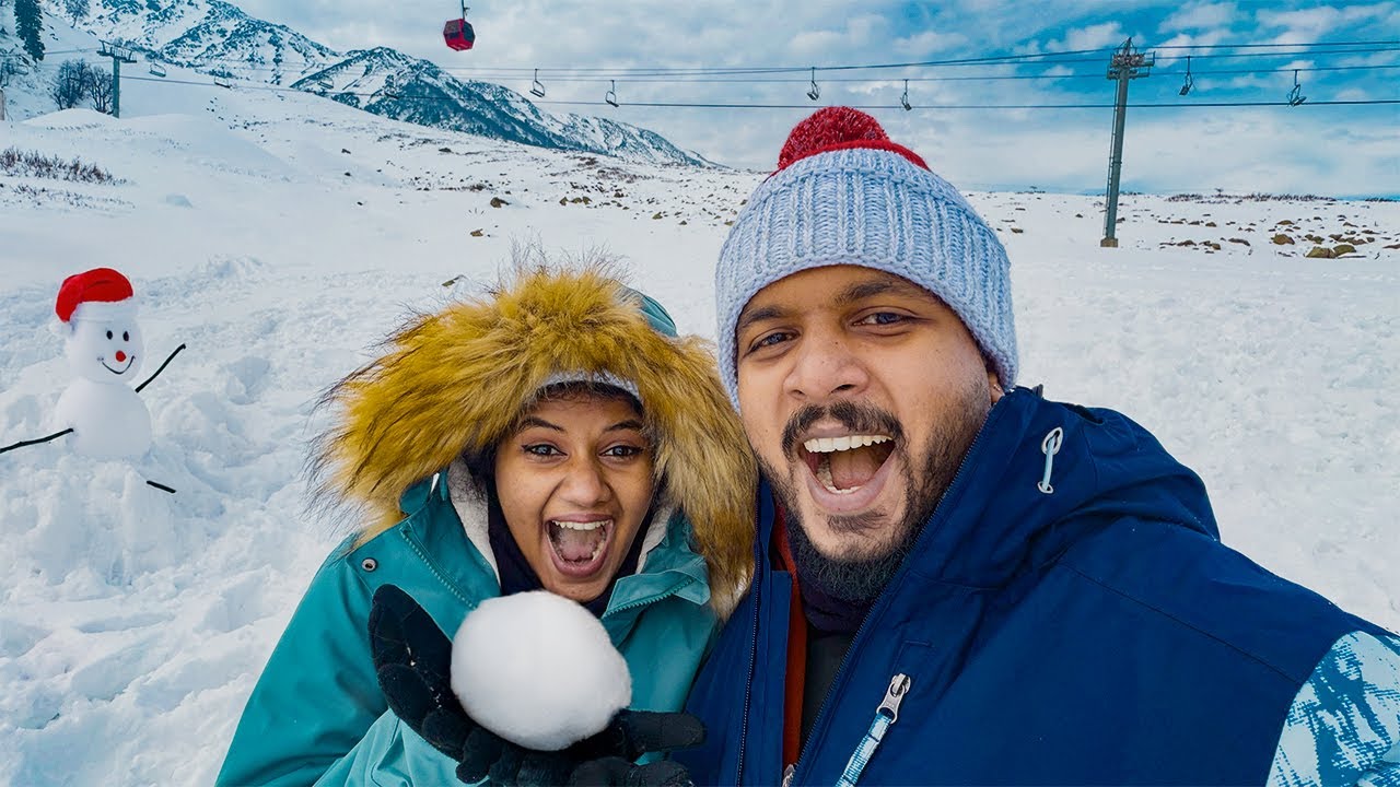 Witnessing Snow for the first time🥹☃️