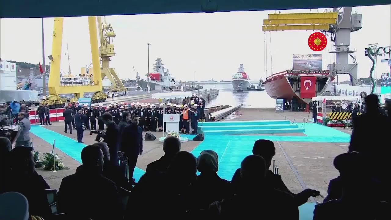 Pakistan MİLGEM Korvet Projesi’nin 3. Gemisi’nin Denize İndirilme Töreni