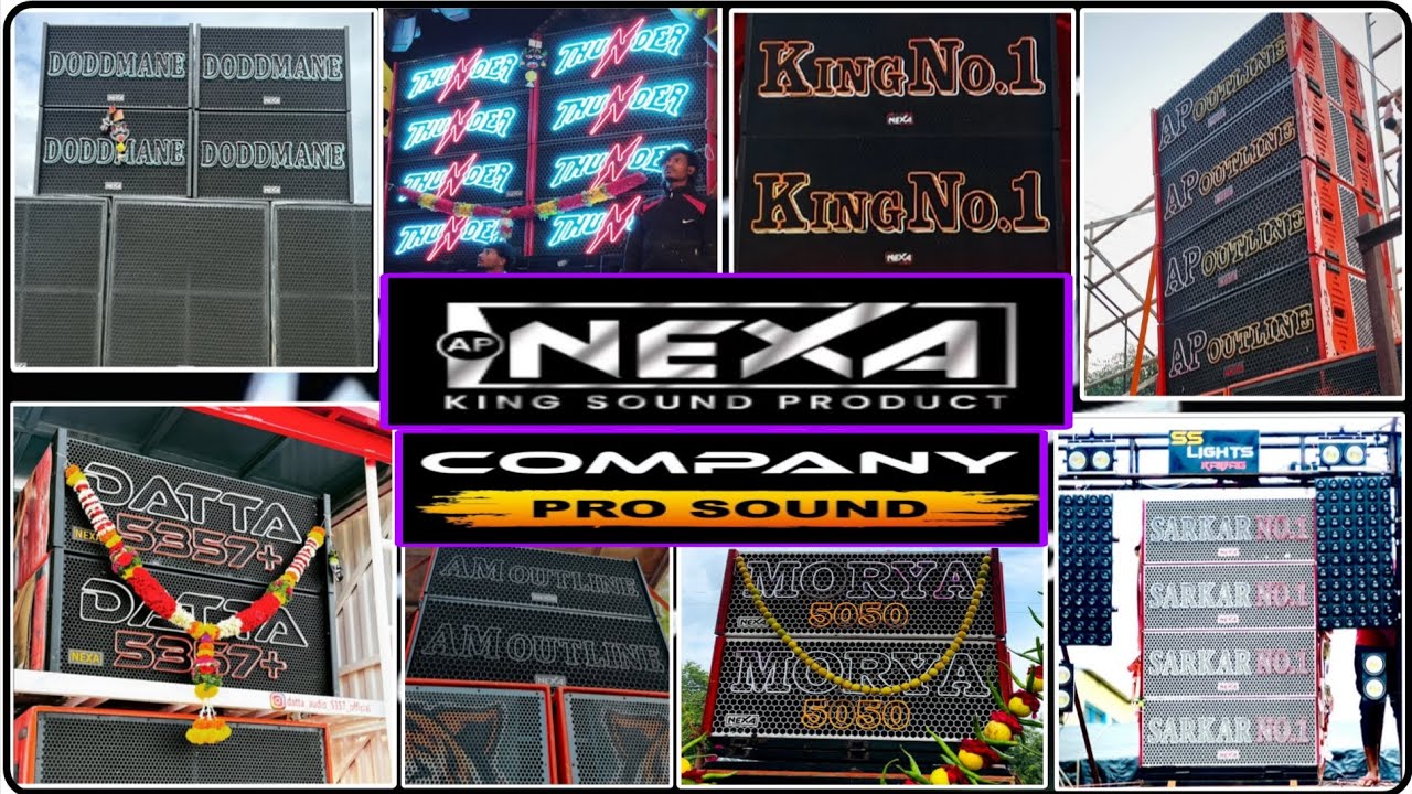 NEXA Cabinet Sounds Karnataka Top 9 |Doddmane, Thunder, KingNo.1, APoutline, Datta,AMoutline,Morya |
