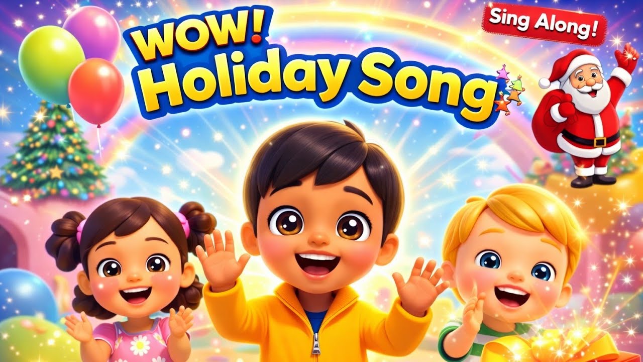 Merry Christmas & Happy New Year Song 🎄🎉 | Kids Sing Along #happynewyear