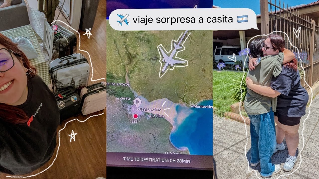 VIAJÉ de SORPRESA a ARGENTINA 🇦🇷 y SORPRENDÍ a TODA mi FAMILIA!!!❤️‍🔥