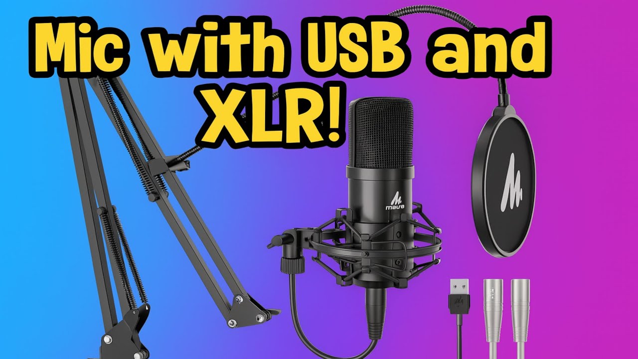 MAONO A04 Gen2 USB XLR Condenser Microphone - Test and Review