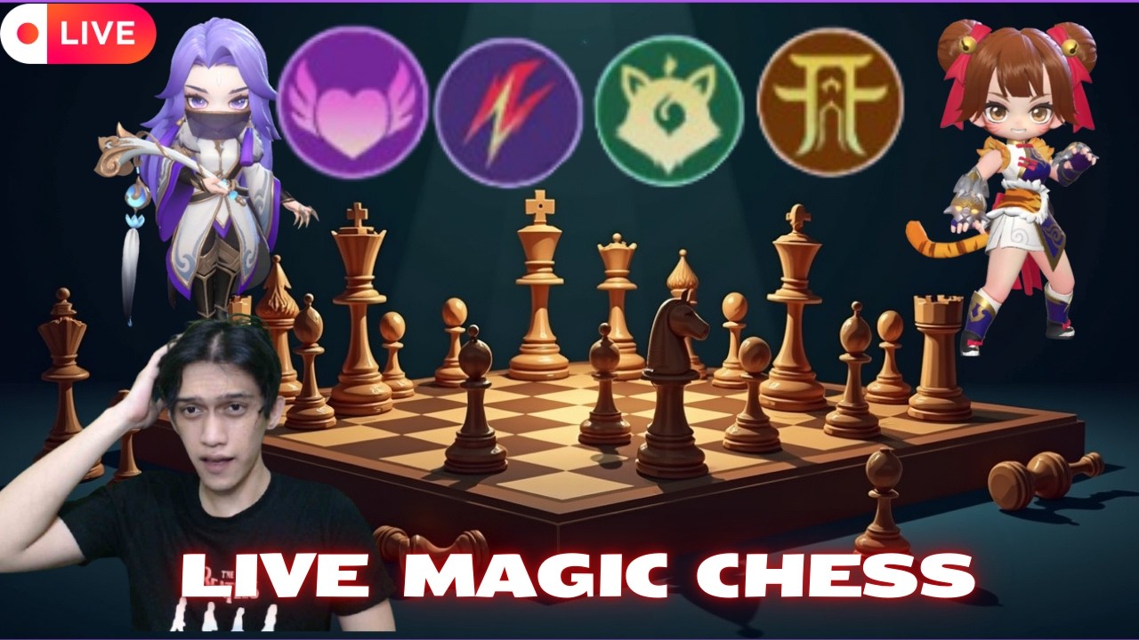 LIVE MAGIC CHESS ! SINI YANG MAU TUTOR KOMANDER LUOYI  #roblox #velora