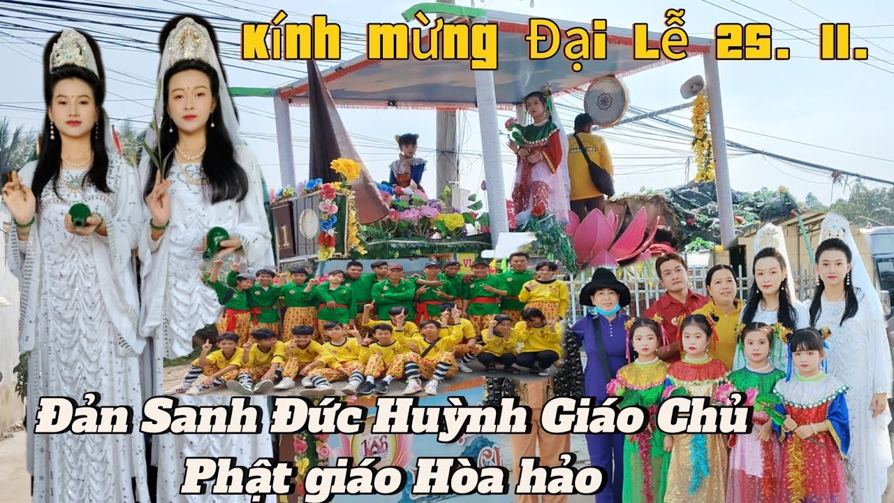 Đoàn Xe Hoa Diễu Hành Nhân Dịp Đại Lễ Đản sanh đức Thầy Huỳnh Phú sổ 24.11.2025