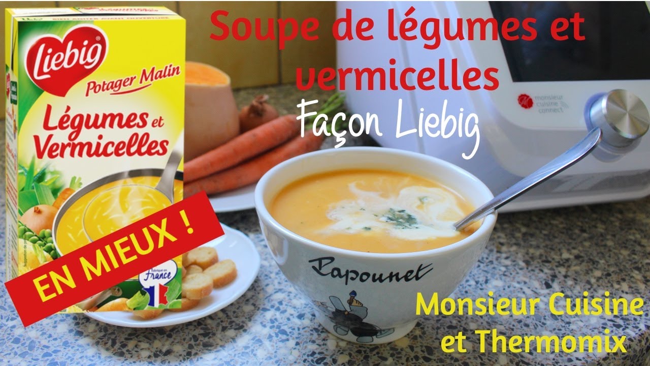 Soupe Légumes et Vermicelles - Monsieur Cuisine x Thermomix -