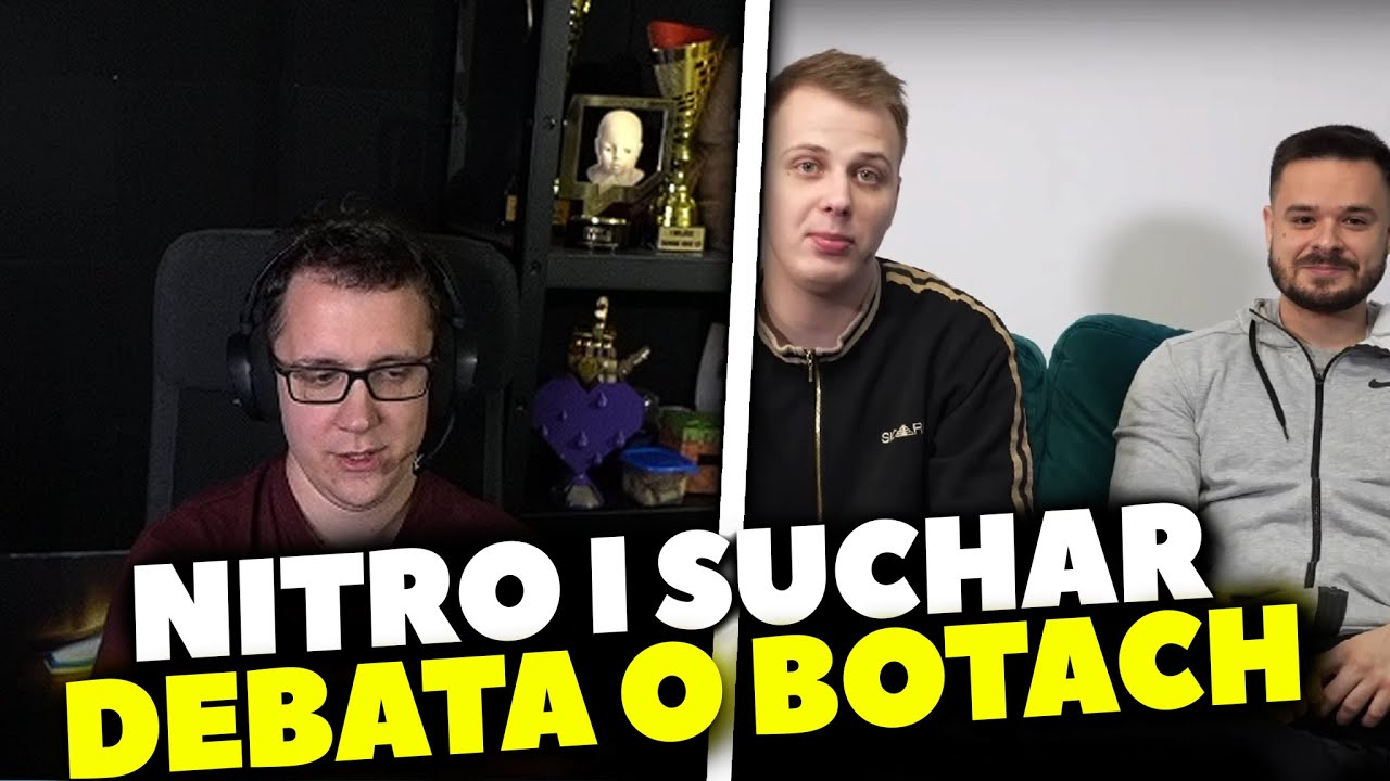 MOKRY SUCHAR VS NITRO I TAKEFUN - DEBATA O BOTOWANIU NA KICK!